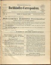 Oesterreichische Buchhändler-Correspondenz