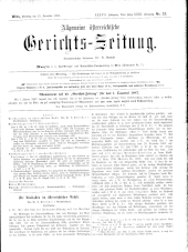 Allgemeine Österreichische Gerichtszeitung