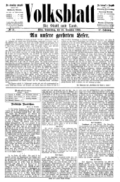 Volksblatt für Stadt und Land