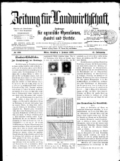 Zeitung für Landwirtschaft