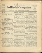 Oesterreichische Buchhändler-Correspondenz