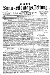 Wiener Sonn- und Montags-Zeitung