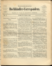 Oesterreichische Buchhändler-Correspondenz