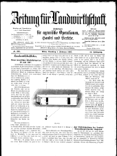 Zeitung für Landwirtschaft