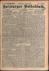 Salzburger Volksblatt: unabh. Tageszeitung f. Stadt u. Land Salzburg