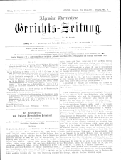 Allgemeine Österreichische Gerichtszeitung