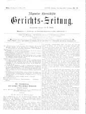 Allgemeine Österreichische Gerichtszeitung