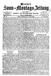 Wiener Sonn- und Montags-Zeitung