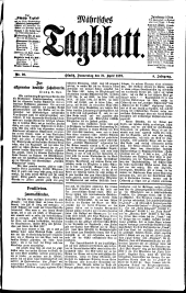 Mährisches Tagblatt