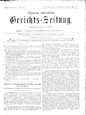 Allgemeine Österreichische Gerichtszeitung