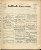 Oesterreichische Buchhändler-Correspondenz