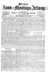 Wiener Sonn- und Montags-Zeitung