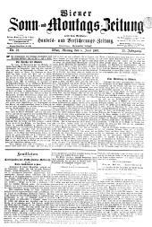 Wiener Sonn- und Montags-Zeitung