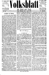 Volksblatt für Stadt und Land