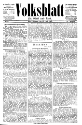 Volksblatt für Stadt und Land