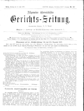 Allgemeine Österreichische Gerichtszeitung