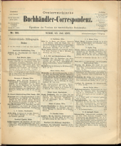 Oesterreichische Buchhändler-Correspondenz