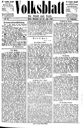 Volksblatt für Stadt und Land