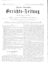 Allgemeine Österreichische Gerichtszeitung