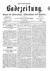 Österreichische Badezeitung