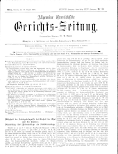 Allgemeine Österreichische Gerichtszeitung