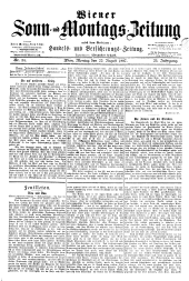 Wiener Sonn- und Montags-Zeitung