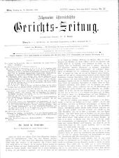 Allgemeine Österreichische Gerichtszeitung
