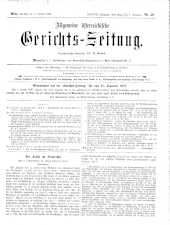 Allgemeine Österreichische Gerichtszeitung