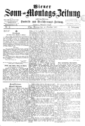 Wiener Sonn- und Montags-Zeitung