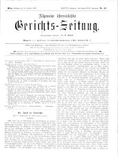 Allgemeine Österreichische Gerichtszeitung