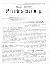 Allgemeine Österreichische Gerichtszeitung