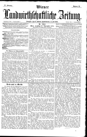 Wiener Landwirtschaftliche Zeitung