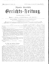 Allgemeine Österreichische Gerichtszeitung