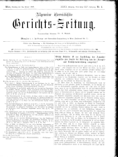 Allgemeine Österreichische Gerichtszeitung