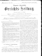 Allgemeine Österreichische Gerichtszeitung