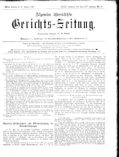 Allgemeine Österreichische Gerichtszeitung