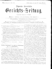 Allgemeine Österreichische Gerichtszeitung