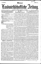 Wiener Landwirtschaftliche Zeitung