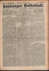 Salzburger Volksblatt: unabh. Tageszeitung f. Stadt u. Land Salzburg