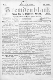 Fremdenblatt - Organ für die böhmischen Kurorte