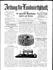 Zeitung für Landwirtschaft