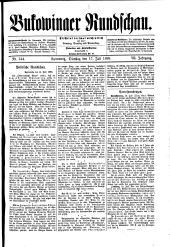 Bukowinaer Rundschau