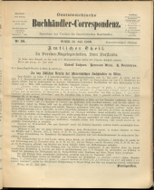 Oesterreichische Buchhändler-Correspondenz