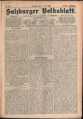 Salzburger Volksblatt: unabh. Tageszeitung f. Stadt u. Land Salzburg