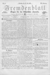 Fremdenblatt - Organ für die böhmischen Kurorte