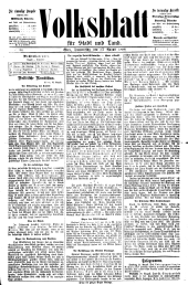 Volksblatt für Stadt und Land