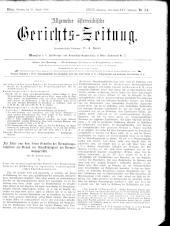 Allgemeine Österreichische Gerichtszeitung