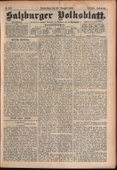 Salzburger Volksblatt: unabh. Tageszeitung f. Stadt u. Land Salzburg