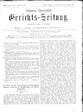 Allgemeine Österreichische Gerichtszeitung