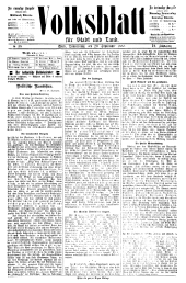 Volksblatt für Stadt und Land